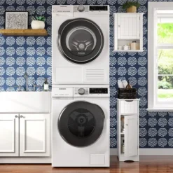 Kirkland's Home Slim Single Door Cabinet With Drawer- Bathroom Furniture