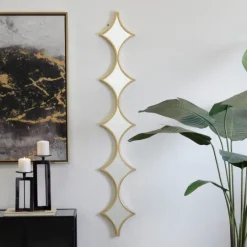 Kirkland's Home Slim Stacked Diamonds Wall Mirror- Decorative Mirrors
