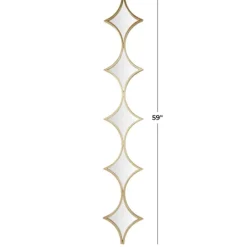 Kirkland's Home Slim Stacked Diamonds Wall Mirror- Decorative Mirrors