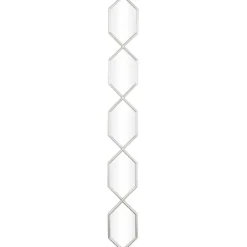 Kirkland's Home Slim Stacked Hexagons Wall Mirror- Decorative Mirrors