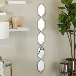 Kirkland's Home Slim Stacked Hexagons Wall Mirror- Decorative Mirrors