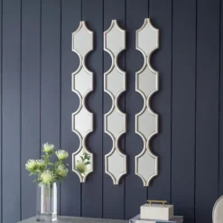 Kirkland's Home Slim Stacked Trellis Wall Mirror- Decorative Mirrors