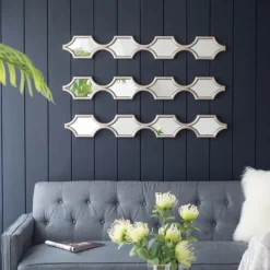 Kirkland's Home Slim Stacked Trellis Wall Mirror- Decorative Mirrors