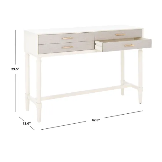 Kirkland's Home Sloane Four-Drawer Console Table- Entryway Furniture