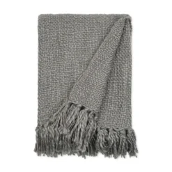 Kirkland's Home Slubbed Yarn Throw- Blankets & Throws