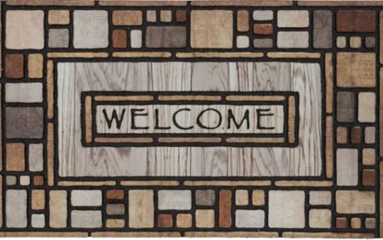 Kirkland's Home Small Drifted Nature Welcome Doormat- Doormats
