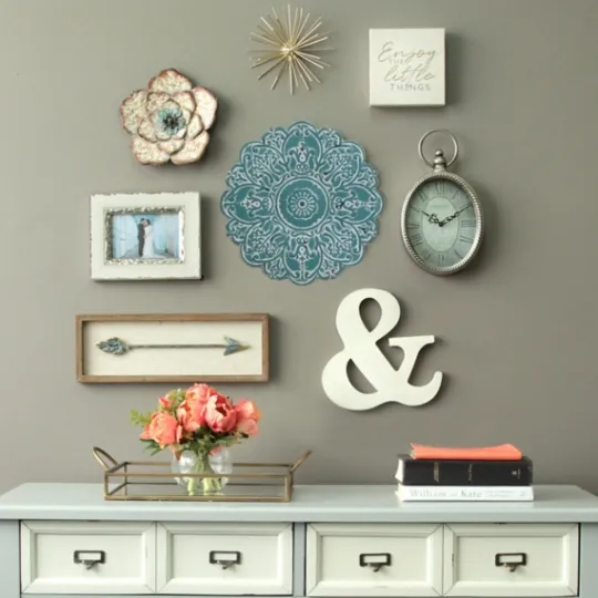 Kirkland's Home Small Metal Medallion Wall Plaque- Wall Plaques