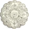 Kirkland's Home Small Metal Medallion Wall Plaque- Wall Plaques