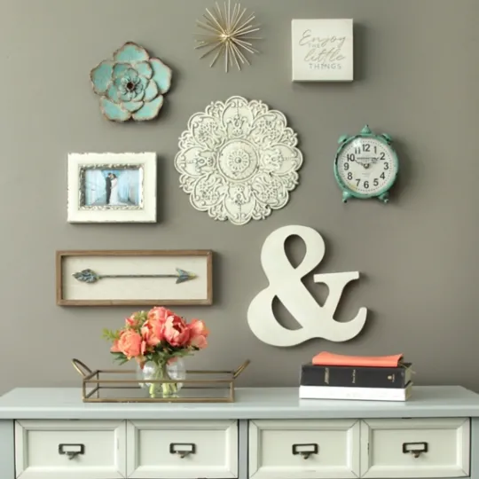 Kirkland's Home Small Metal Medallion Wall Plaque- Wall Plaques