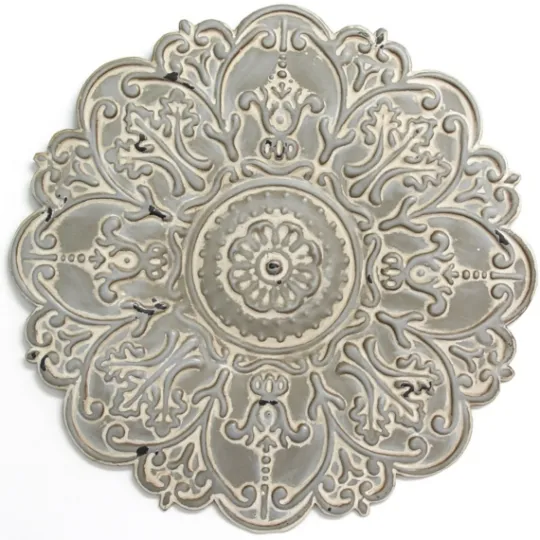 Kirkland's Home Small Metal Medallion Wall Plaque- Wall Plaques
