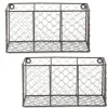 Kirkland's Home Small Wall Hanging Chicken Wire Baskets, Set Of 2- Wall Storage