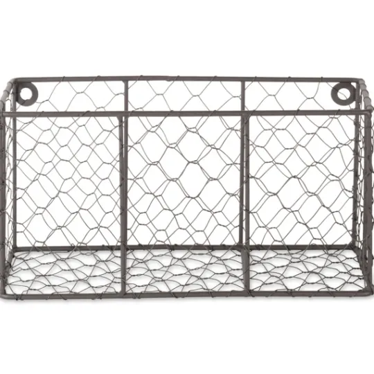 Kirkland's Home Small Wall Hanging Chicken Wire Baskets, Set Of 2- Wall Storage