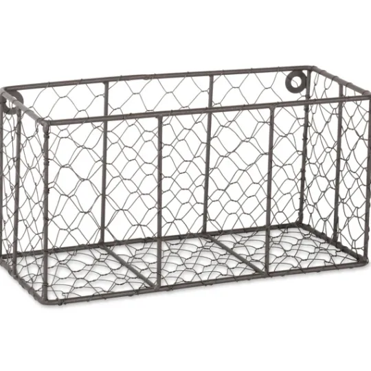 Kirkland's Home Small Wall Hanging Chicken Wire Baskets, Set Of 2- Wall Storage