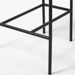 Kirkland's Home Smoke Arm Rest Upholstered Counter Stool- Bar Stools & Counter Height Stools