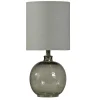 Kirkland's Home Smoke Spanish Glass Ball Mini Table Lamp- Table Lamps