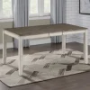 Kirkland's Home Smoked Alabaster And Honey Wood Dining Table- Dining Tables