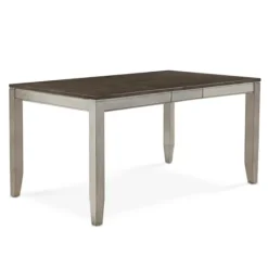 Kirkland's Home Smoked Alabaster And Honey Wood Dining Table- Dining Tables