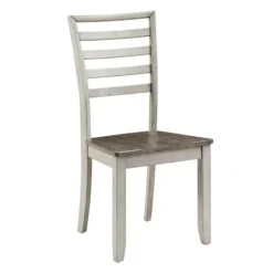 Kirkland's Home Smoked Alabaster And Honey Wood 7-Pc. Dining Set- Dining Sets