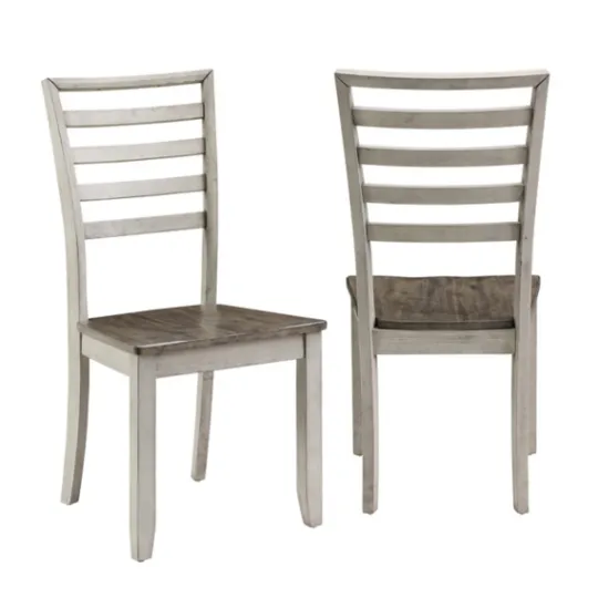 Kirkland's Home Smoked Honey And Alabaster Dining Chairs, Set Of 2- Dining Chairs