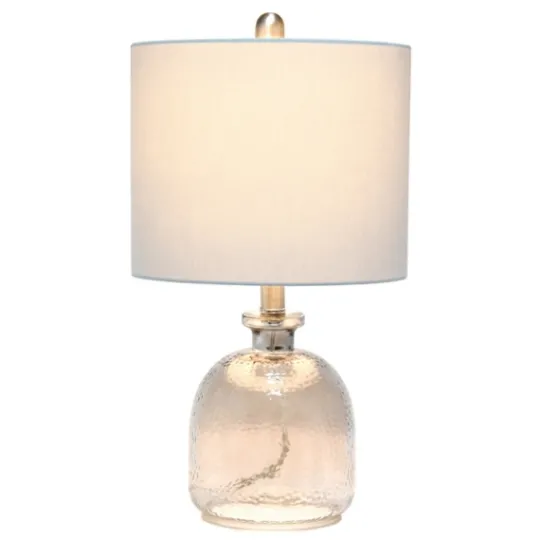 Kirkland's Home Smokey Hammered Glass Shade Table Lamp- Table Lamps