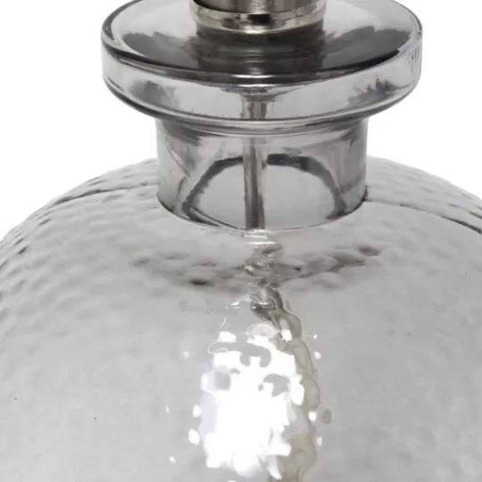 Kirkland's Home Smokey Hammered Glass Shade Table Lamp- Table Lamps
