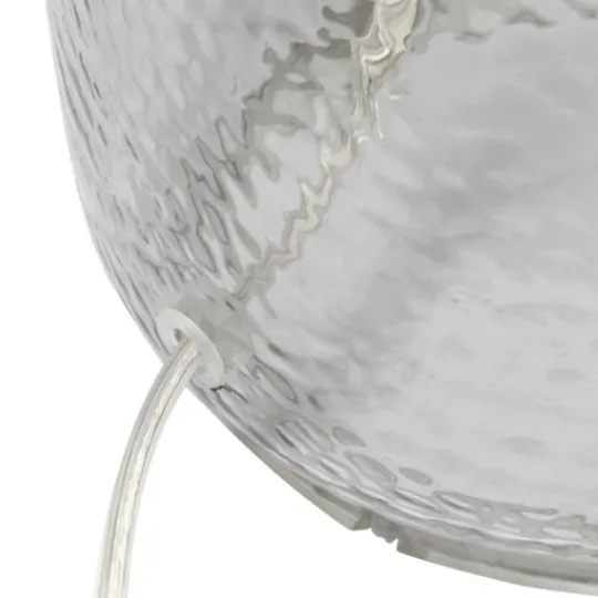 Kirkland's Home Smokey Hammered Glass Shade Table Lamp- Table Lamps