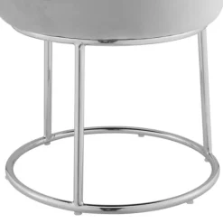 Kirkland's Home Smokey Velvet Vanity Stool- Benches & Ottomans