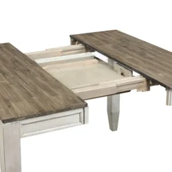 Kirkland's Home Smoky Alabaster Wooden 7-Pc. Dining Set- Dining Tables