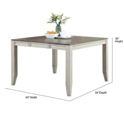 Kirkland's Home Smoky Alabaster Wooden 9-Pc. Dining Set- Dining Tables