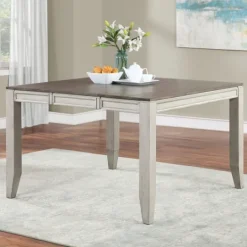 Kirkland's Home Smoky Alabaster Wooden 9-Pc. Dining Set- Dining Tables