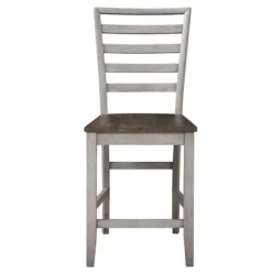 Kirkland's Home Smoky Alabaster Wooden 9-Pc. Dining Set- Dining Tables