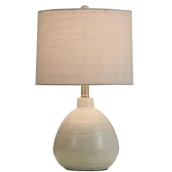 Kirkland's Home Smooth Ceramic Table Lamp- Table Lamps