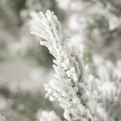 Kirkland's Home Snowy Pine White Potted Christmas Trees, Set Of 3- Arrangements & Greenery