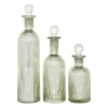 Kirkland's Home Soda Lime Glass Bottle Vases, Set Of 3- Vases