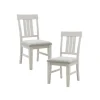 Kirkland's Home Sofia White High Back Dining Chairs, Set Of 2- Dining Chairs
