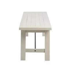 Kirkland's Home Sofia Wooden Dining Bench With Metal Bars- Dining Chairs