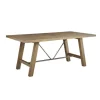 Kirkland's Home Sofia Wooden Dining Table With Metal Bars- Dining Tables