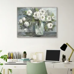 Kirkland's Home Soft Blooms Still Life Framed Wall Art- Framed Art