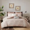 Kirkland's Home Soft Pink Tufted King 3-Pc. Comforter Set- Comforters
