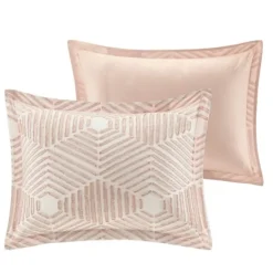 Kirkland's Home Soft Pink Tufted King 3-Pc. Comforter Set- Comforters