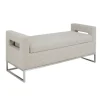 Kirkland's Home Soft Storage Bench With Open Sides- Benches & Ottomans