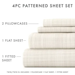Kirkland's Home Soft Thatch 3-Pc. Twin Sheet Set- Bed Sheets