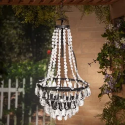 Kirkland's Home Solar Outdoor Chandelier- Outdoor Lighting