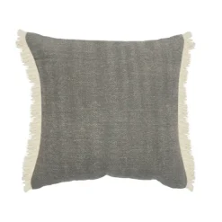 Kirkland's Home Solid Accent Pillow With Fringe- Pillows