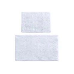 Kirkland's Home Solid Cotton Tufted Bath Mats, Set Of 2- Bathroom Rugs