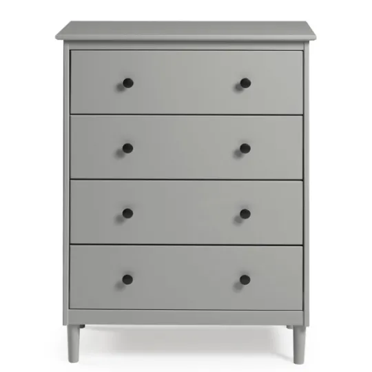 Kirkland's Home Solid Pine Wood 4-Drawer Dresser- Dressers & Chests