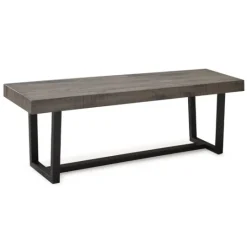 Kirkland's Home Solid Wood Two-Tone Dining Bench- Dining Chairs