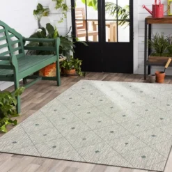 Kirkland's Home Solitaire Sun Shower Outdoor Area Rug, 7X9- Outdoor Rugs