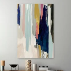 Kirkland's Home Somber Abstract Canvas Art Print- Canvas Art