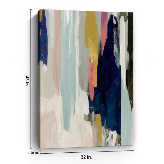 Kirkland's Home Somber Abstract Canvas Art Print- Canvas Art